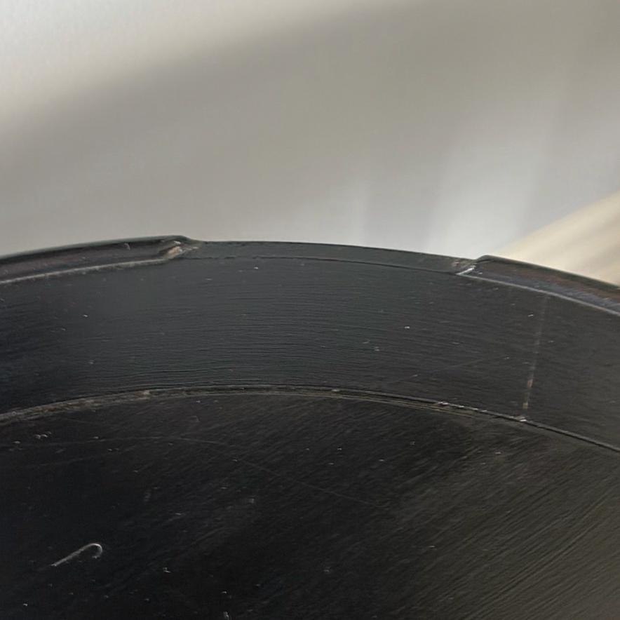 Black Round Accent Table with Drawer - image 8 of 9