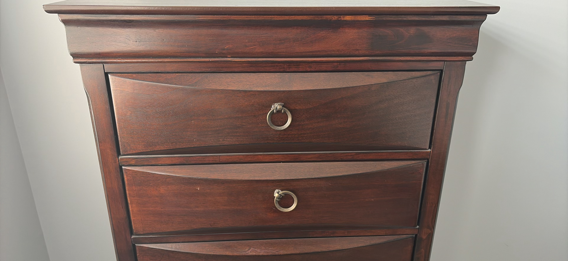 Wooden Five-Drawer Dresser - image 3 of 15
