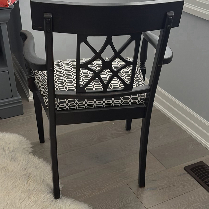Pair of Black Armchairs - image 13 of 16