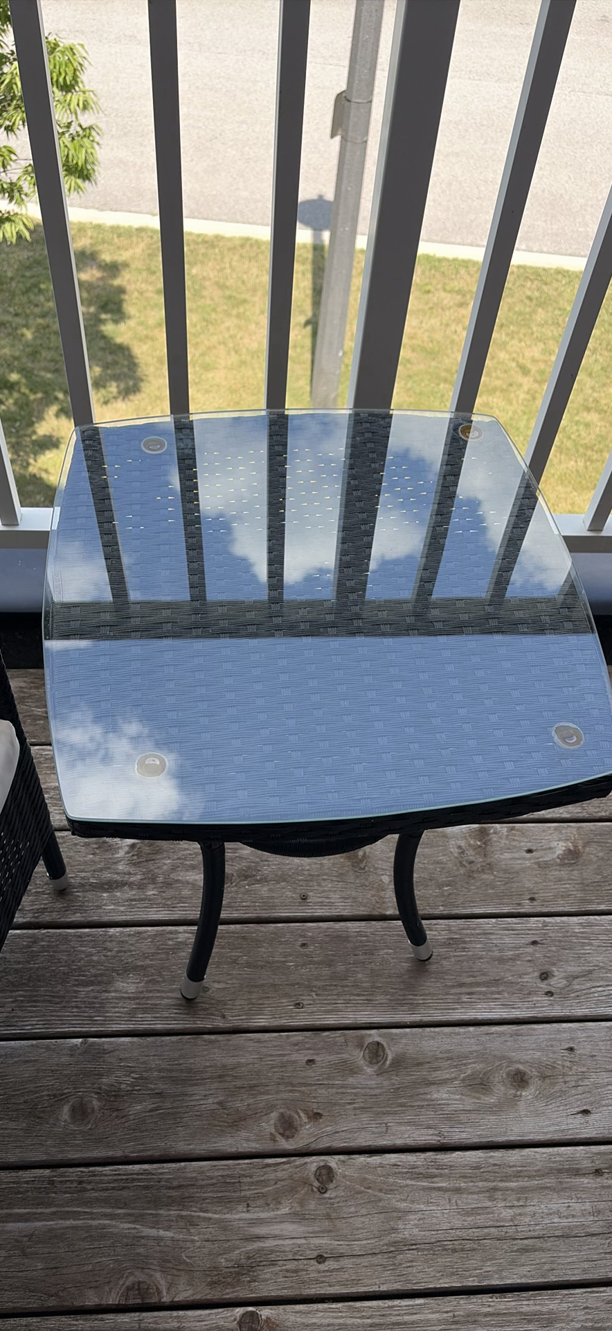 Three-Piece Resin Wicker Patio Bistro Set - image 7 of 11