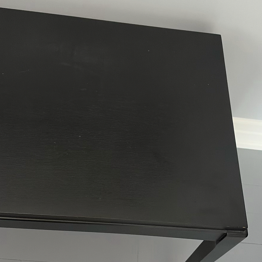 Black Painted Wood Side Table - image 6 of 9