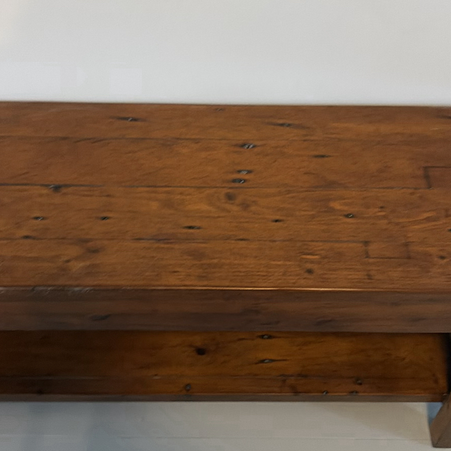 Wooden Bench with Shelf - image 3 of 11