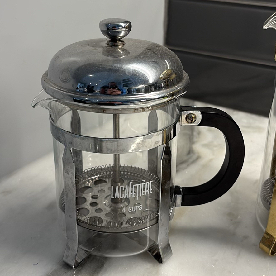 Ceramic Teapot, French Press Coffee Makers, and Fabric Pot Holder - image 8 of 15