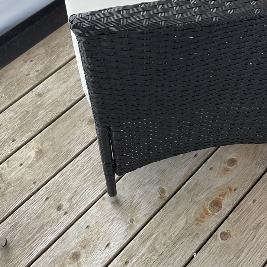 Three-Piece Resin Wicker Patio Bistro Set - image 6 of 11