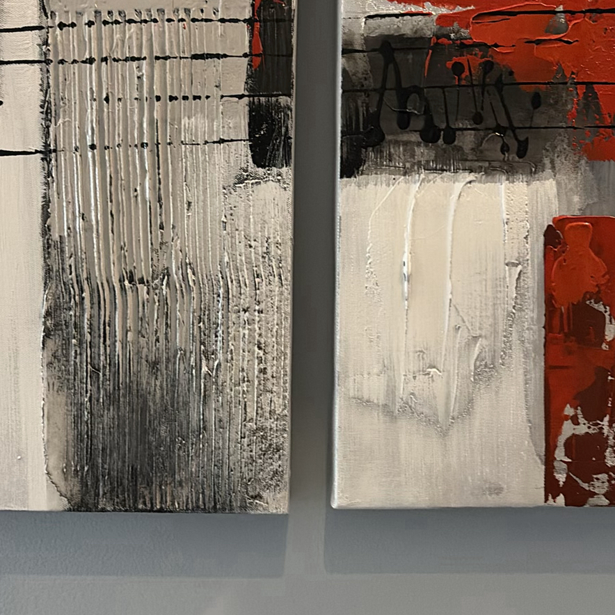 Abstract Multi-Panel Wall Art - image 4 of 8
