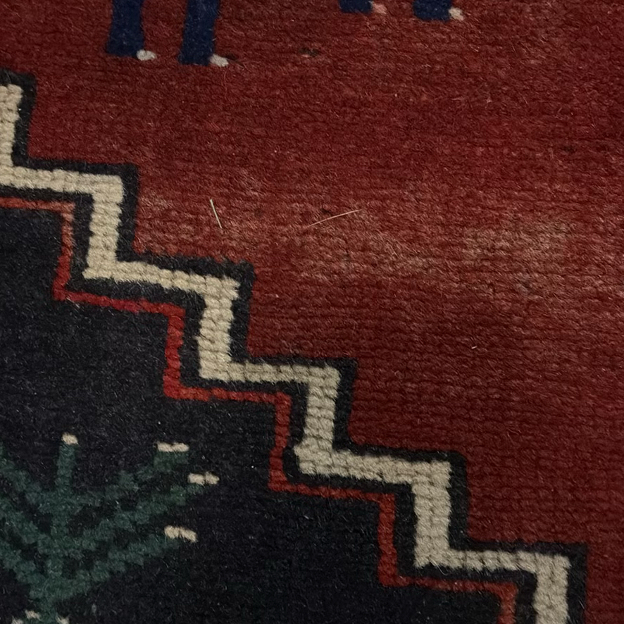 Iranian Area Rug with Geometric and Animal Motifs - image 7 of 11