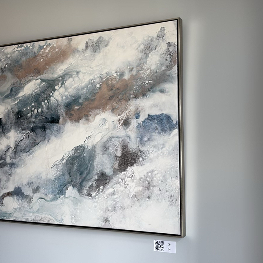 Framed Abstract Wall Art - image 2 of 10