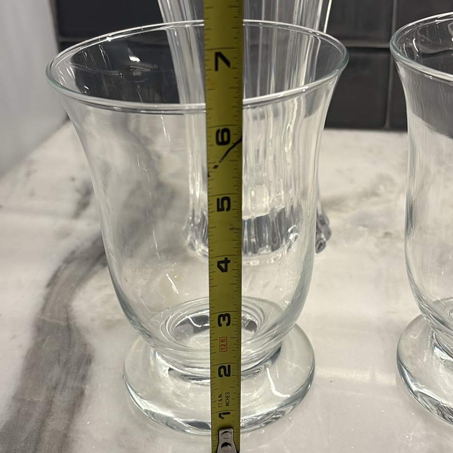 Assorted Clear Glass Vases & More - image 2 of 12