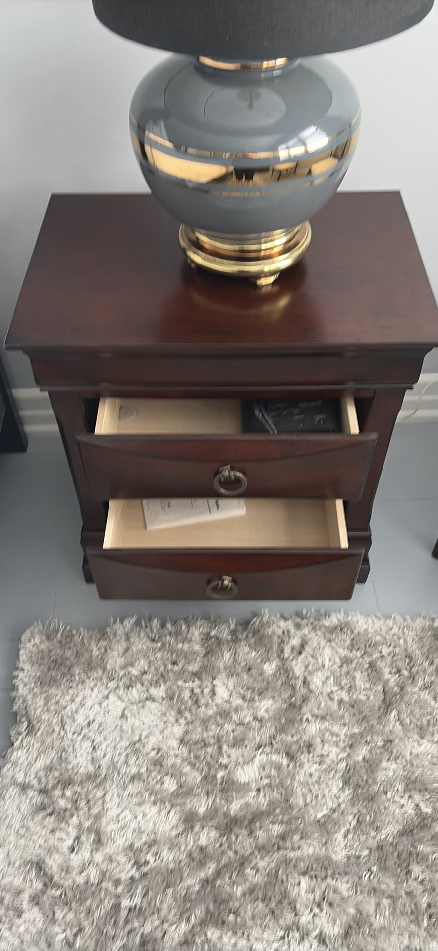 2 Two-Drawer Wooden Nightstands - image 8 of 10