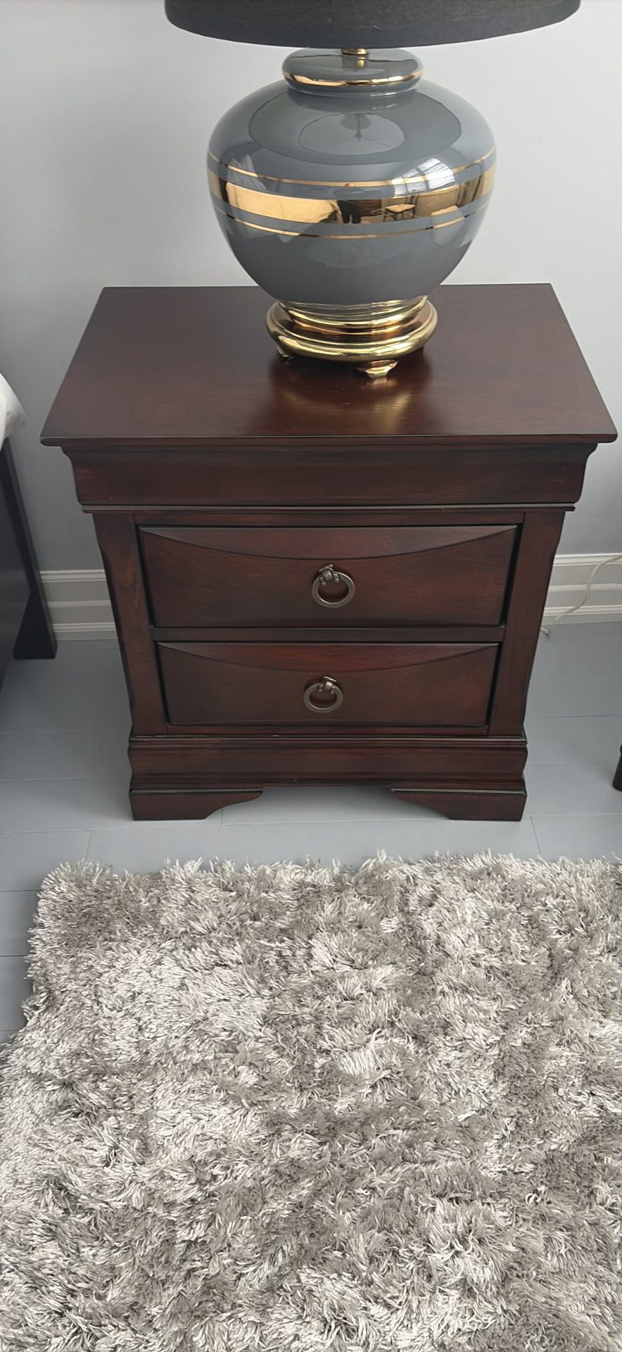 2 Two-Drawer Wooden Nightstands - image 7 of 10