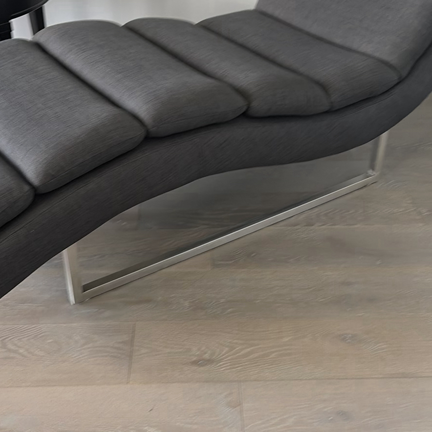 Gray Chaise Lounge Chair - image 9 of 13