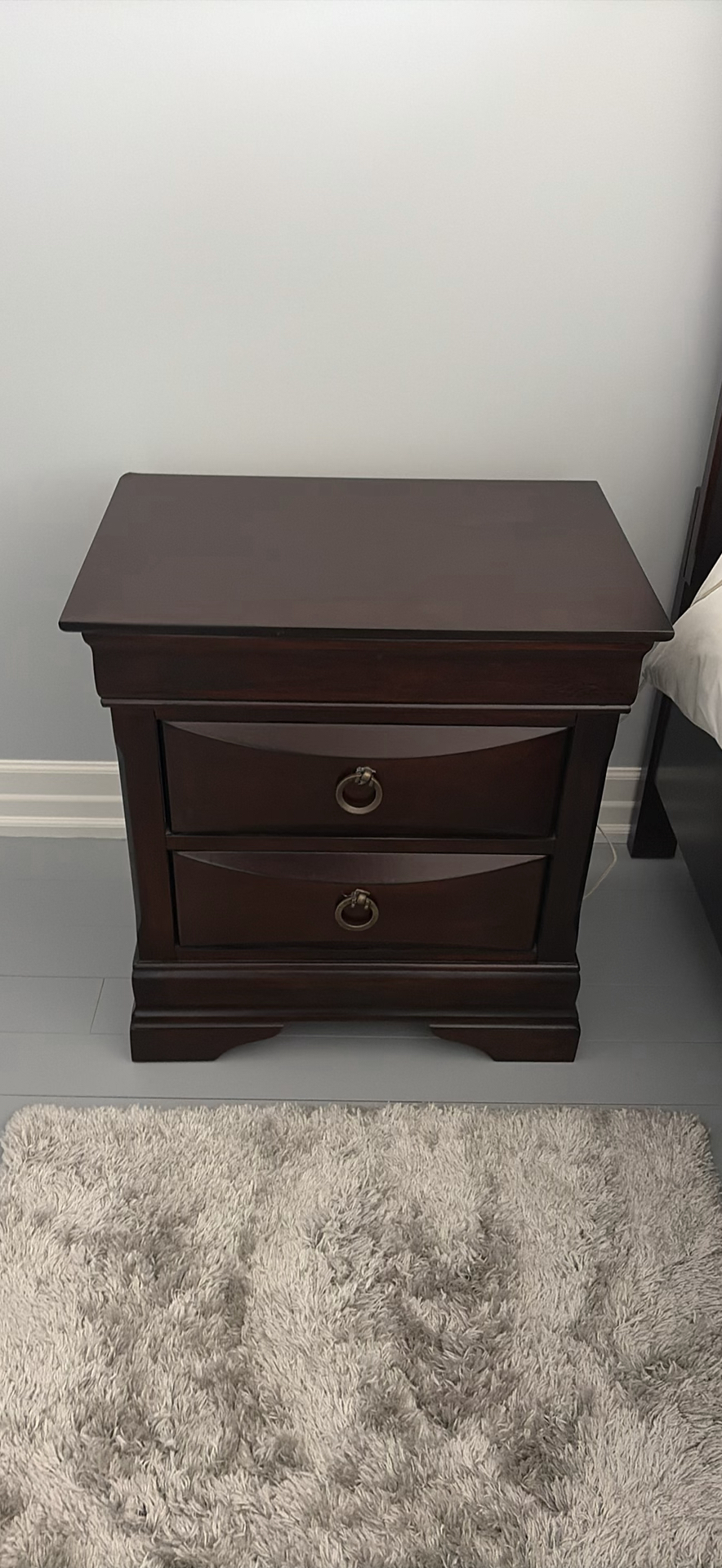 2 Two-Drawer Wooden Nightstands - image 1 of 10