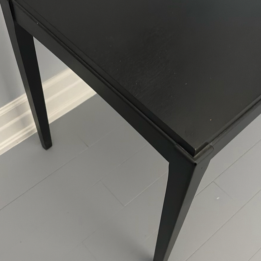 Black Painted Wood Side Table - image 8 of 9