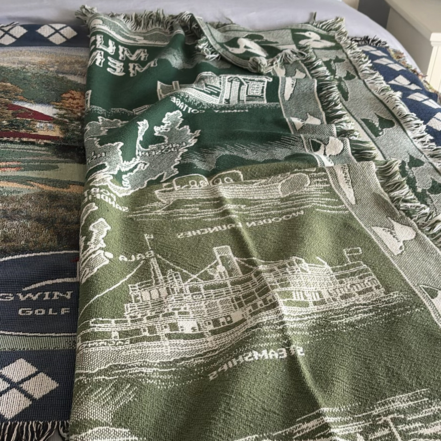 Muskoka & Bigwin Island Woven Throw Blankets - image 9 of 16