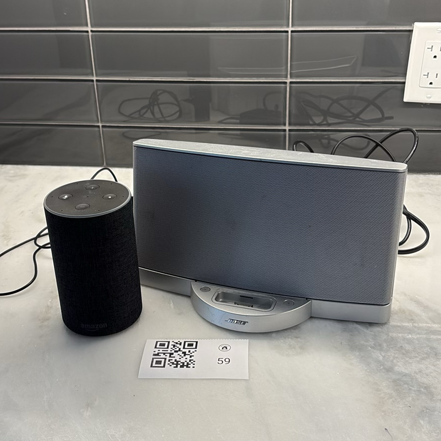 Amazon Echo Smart Speaker and Bose Speaker Dock - image 1 of 9