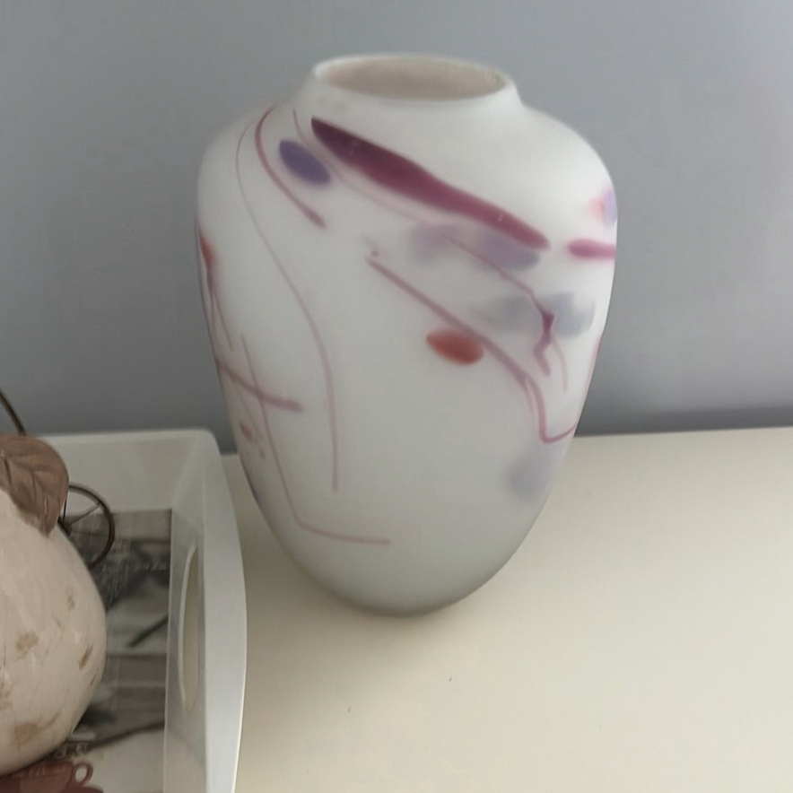 Art Glass Vase & Various Decor Items - image 2 of 11