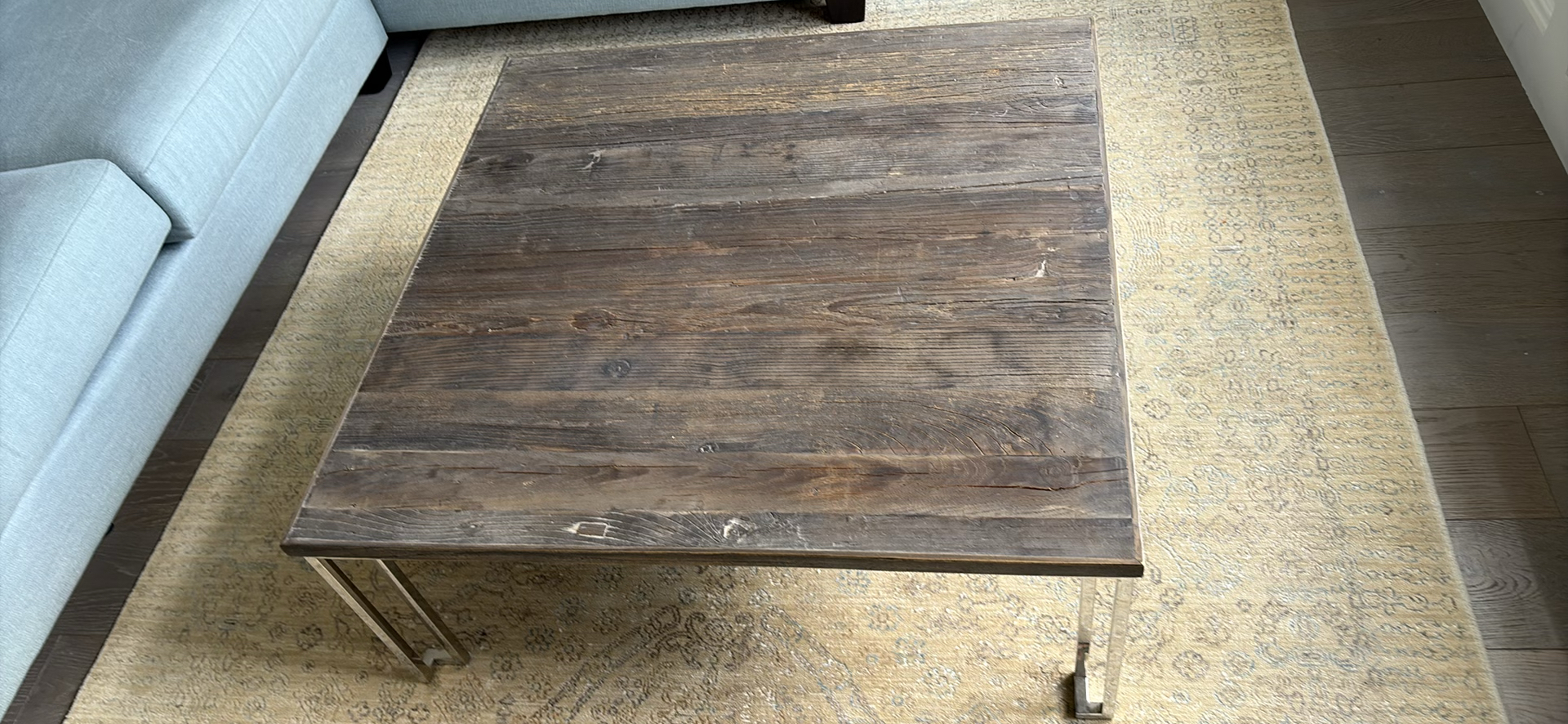 ELTE Wood Top Coffee Table - image 10 of 11