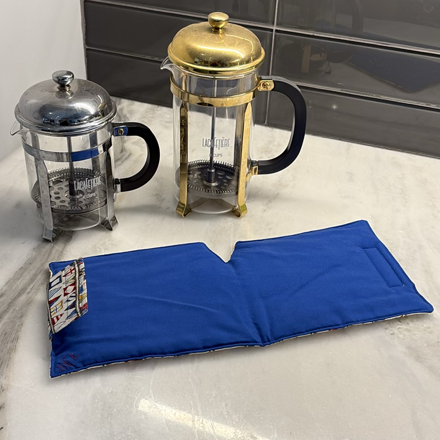 Ceramic Teapot, French Press Coffee Makers, and Fabric Pot Holder - image 6 of 15
