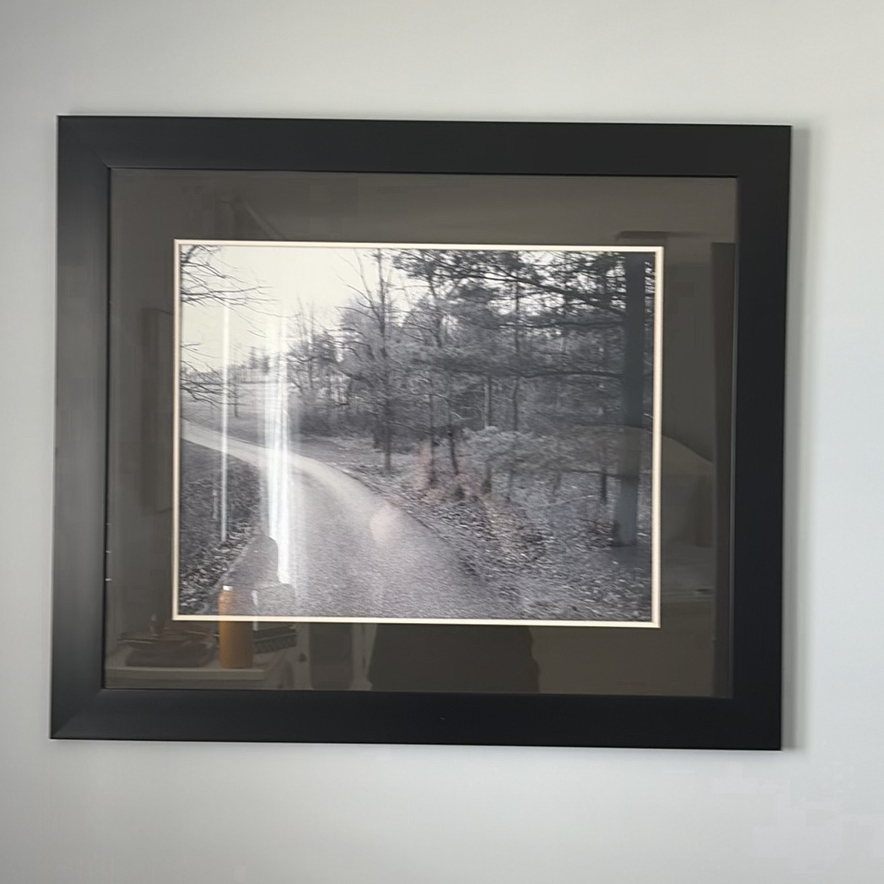 Framed Black and White Landscape Photograph - image 1 of 7