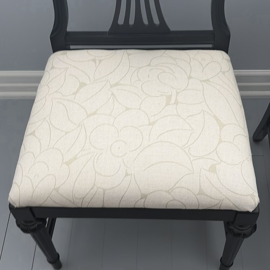 2 Black Wooden Accent Chairs - image 6 of 15