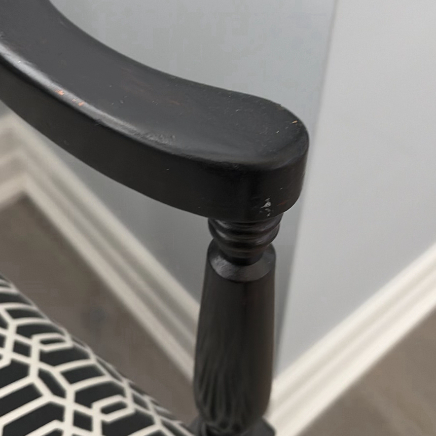 Pair of Black Armchairs - image 12 of 16