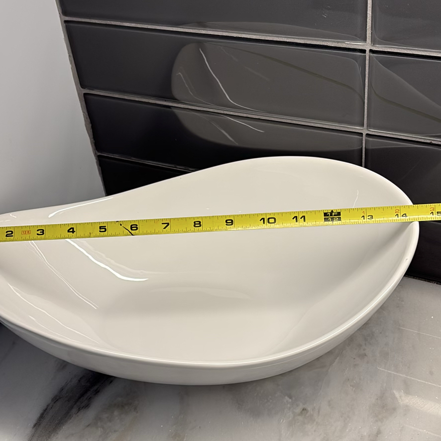 DANSK and PC White Ceramic Serving Bowls and Platters Set - image 12 of 15