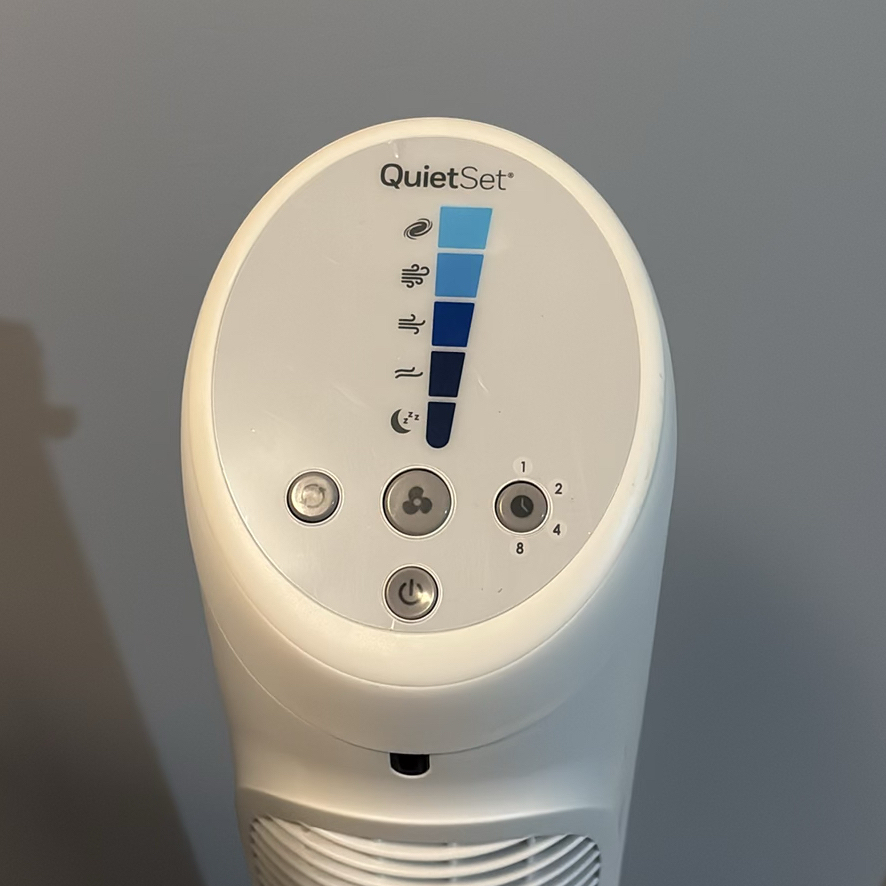 Comfort Zone Pedestal Fan and Honeywell QuietSet Tower Fan - image 3 of 12