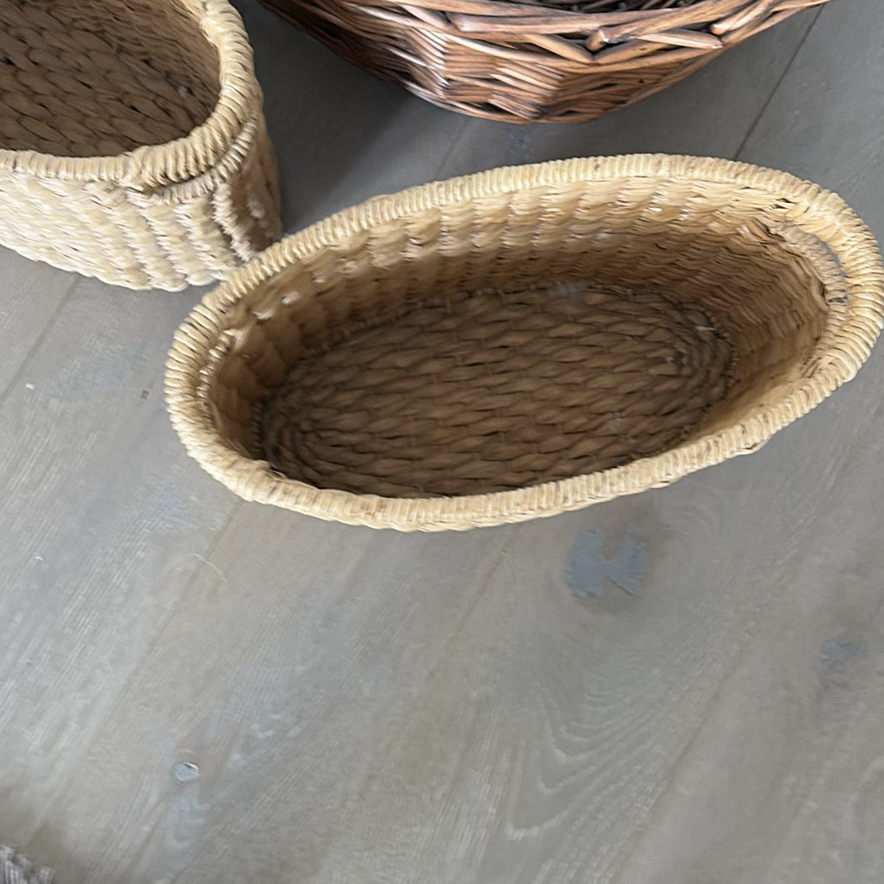Set of Three Woven Storage Baskets - image 4 of 10