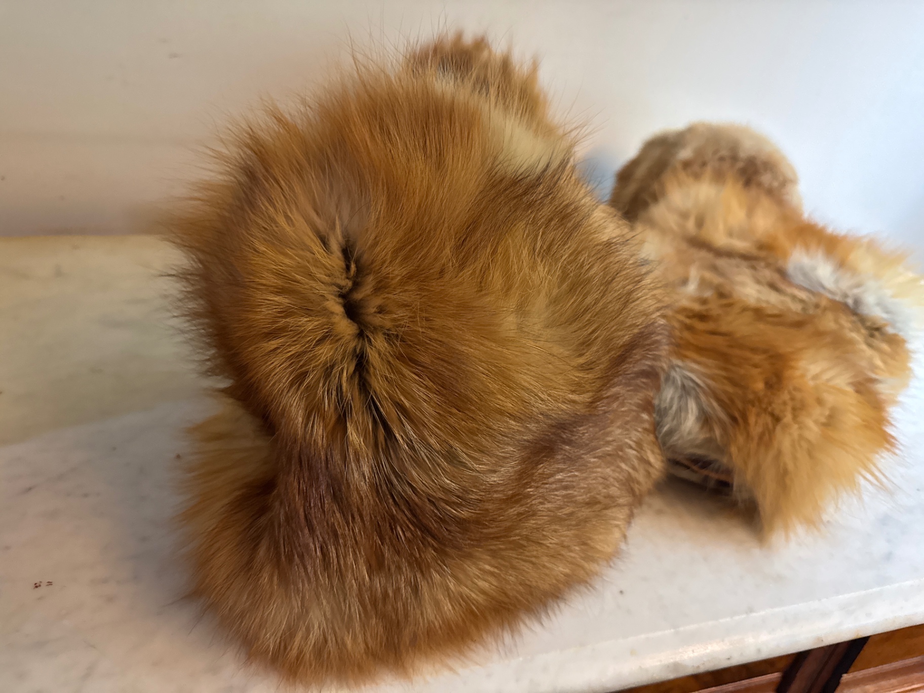 Assorted fluffy fur hats - image 2 of 3