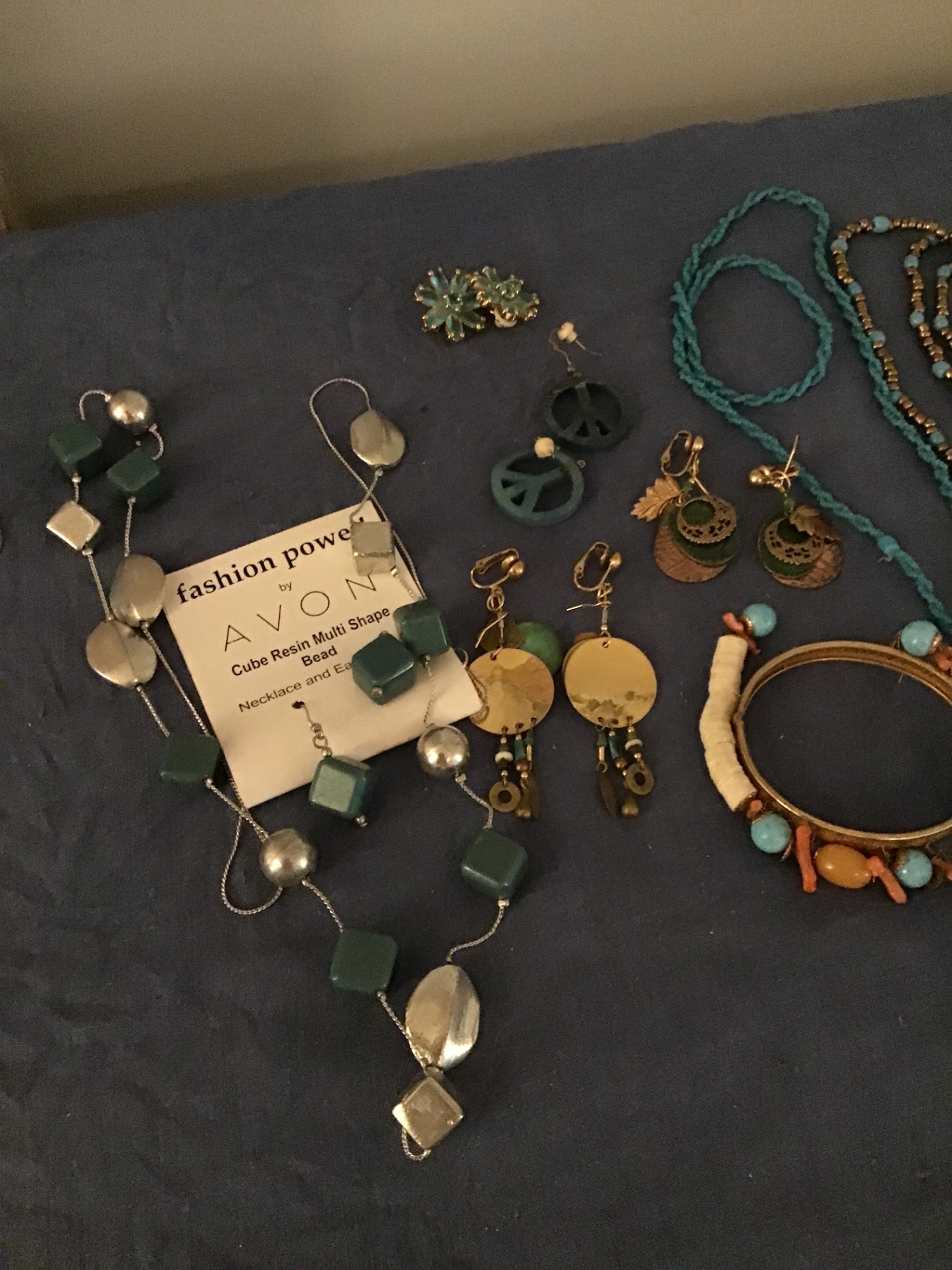Green and Turquoise Jewelry Collection - image 2 of 3