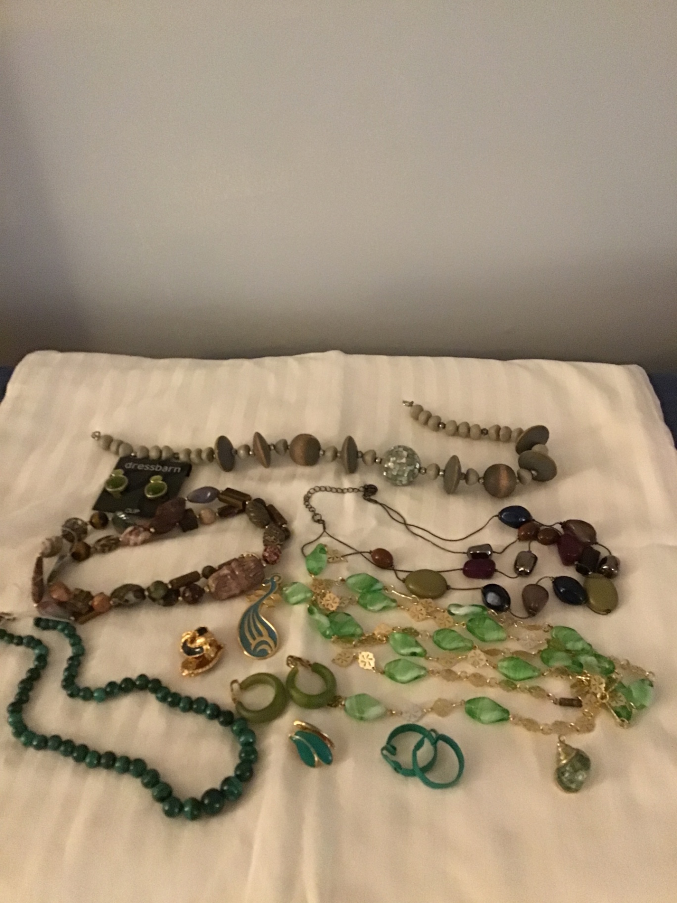 Assorted jewelry: necklaces, bracelets, earrings, and rings - image 1 of 3