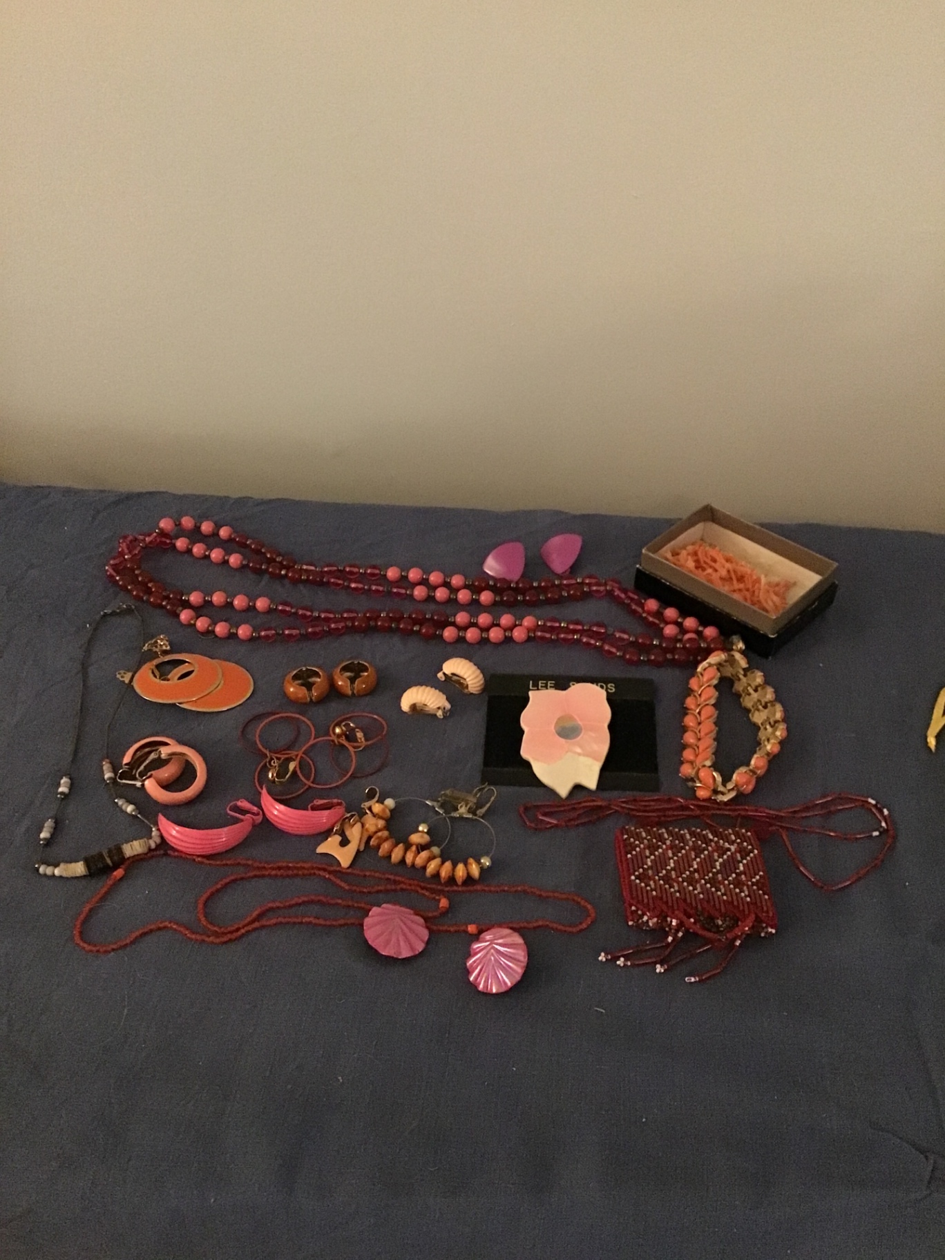 Pink and Red Costume Jewelry Collection - image 1 of 3