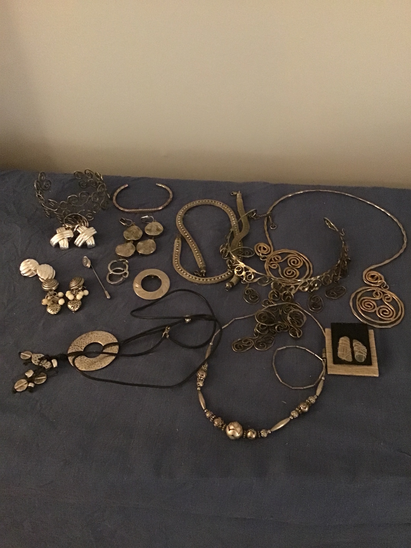 Assorted silver-tone jewelry collection - image 1 of 3