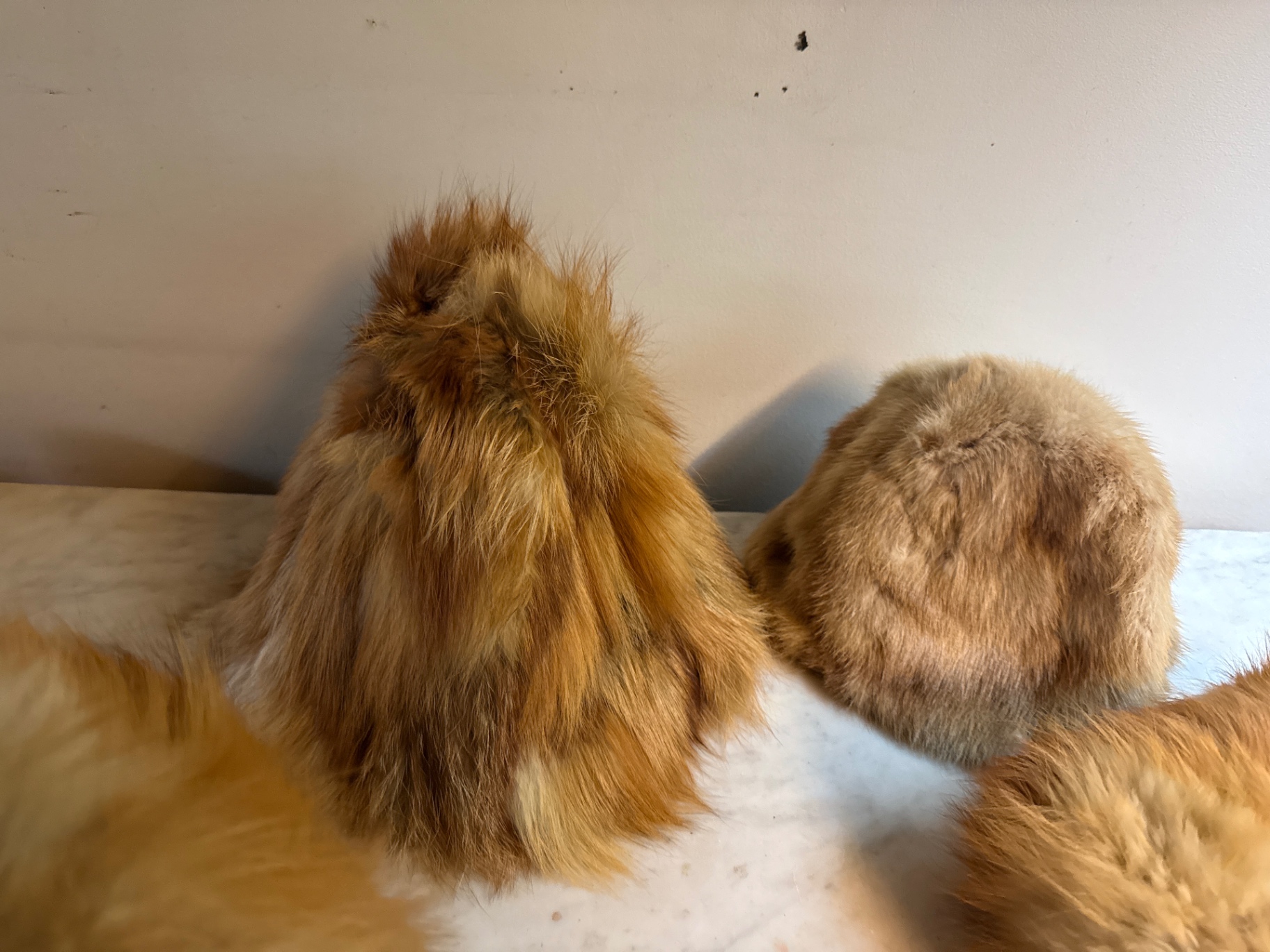 Assorted fluffy fur hats - image 3 of 3