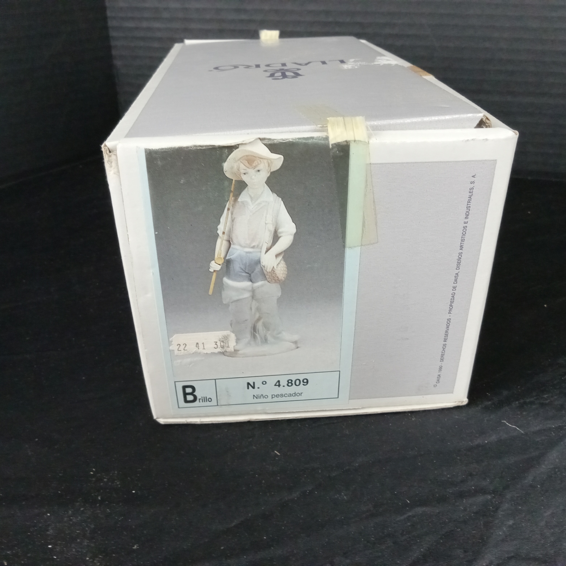 Lladro Boy w/Fishing Pole Figurine - image 5 of 6