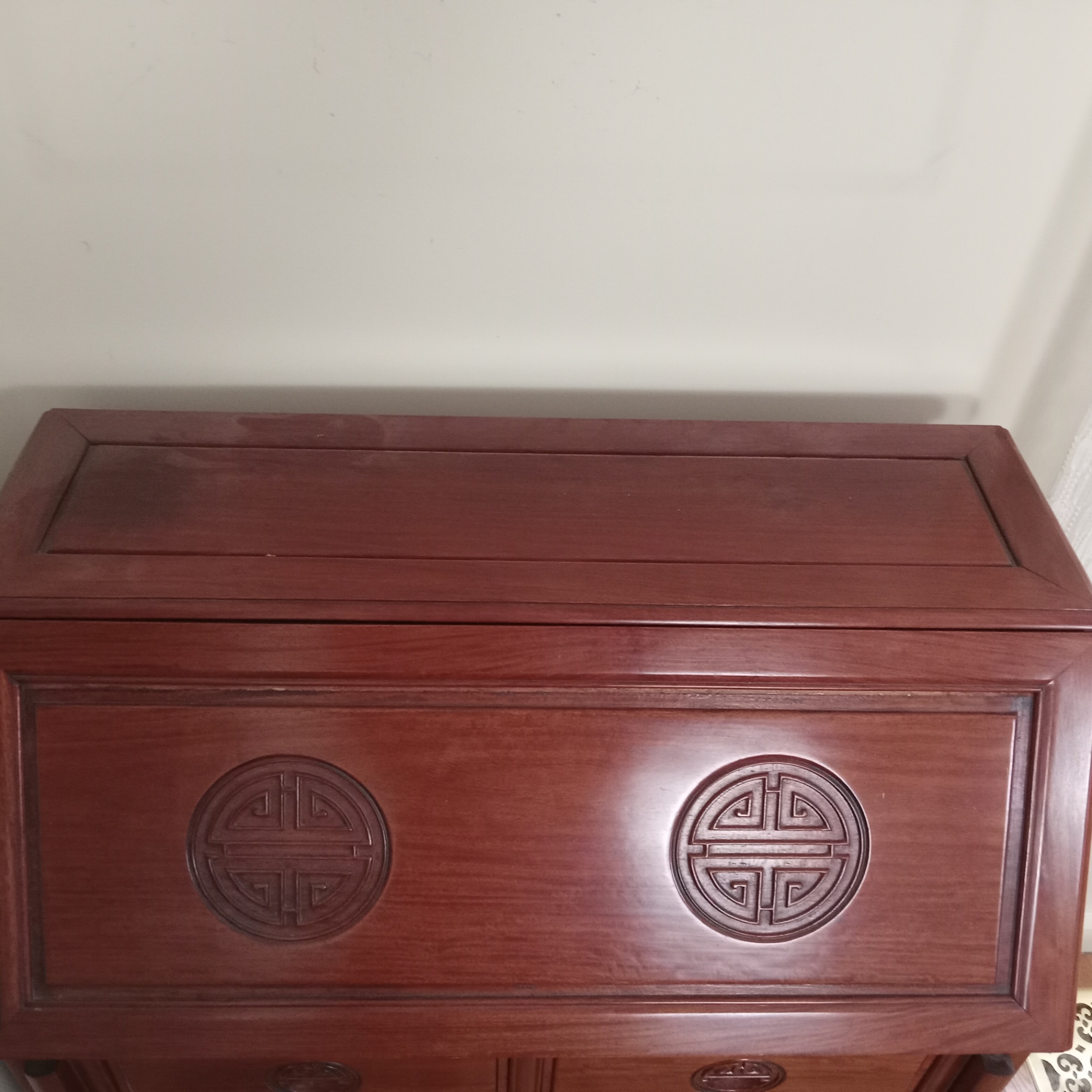 Asian Rosewood Secretary / Desk - image 5 of 11