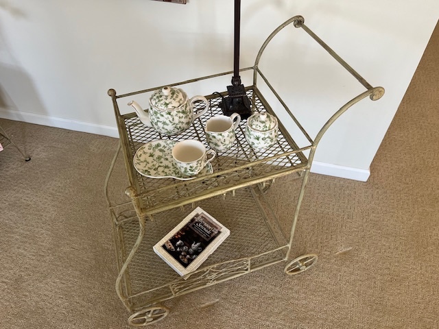 Painted Wrought Iron Set - image 3 of 8