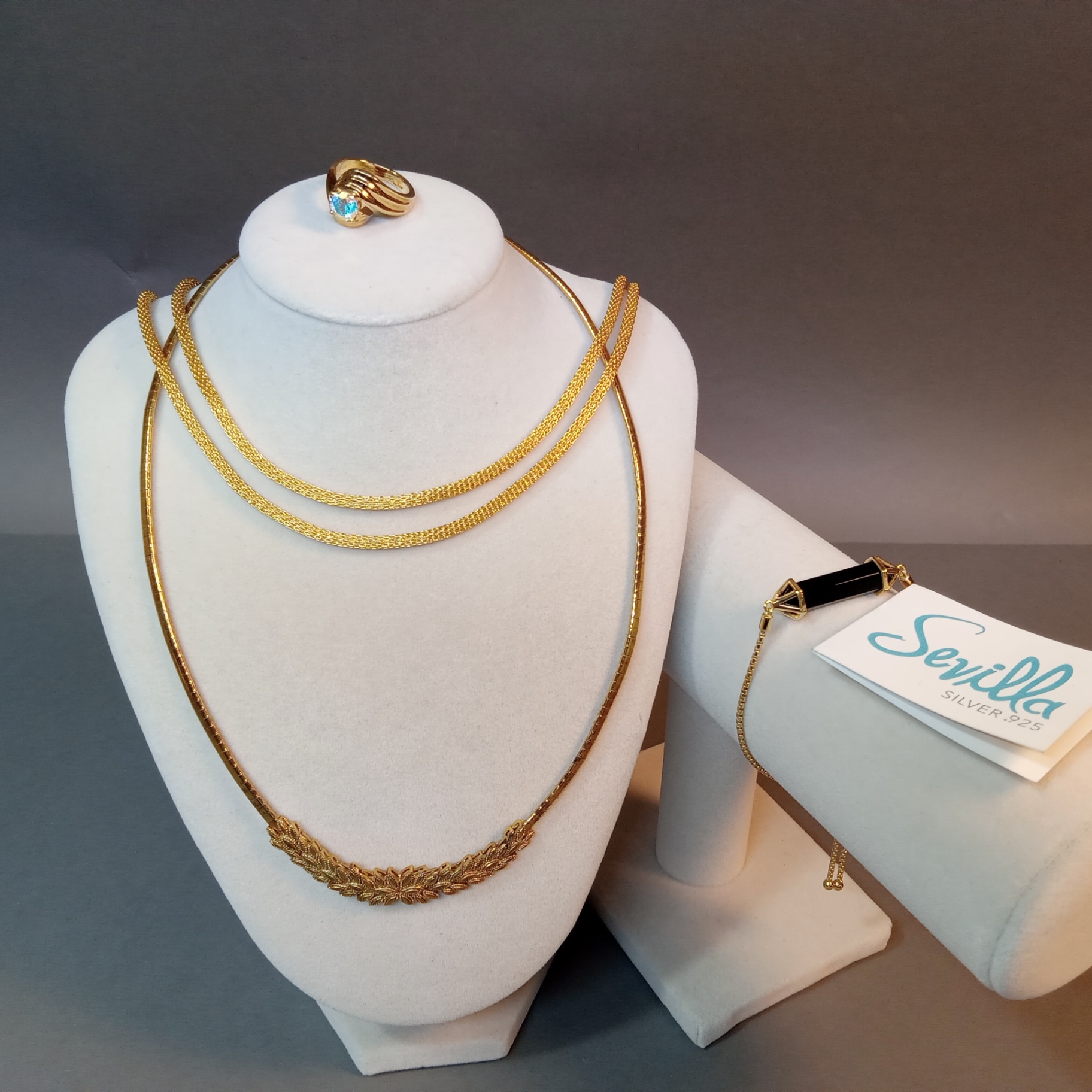 Gold Plated Sterling Jewelry (STR 31.1dwt) - image 1 of 19