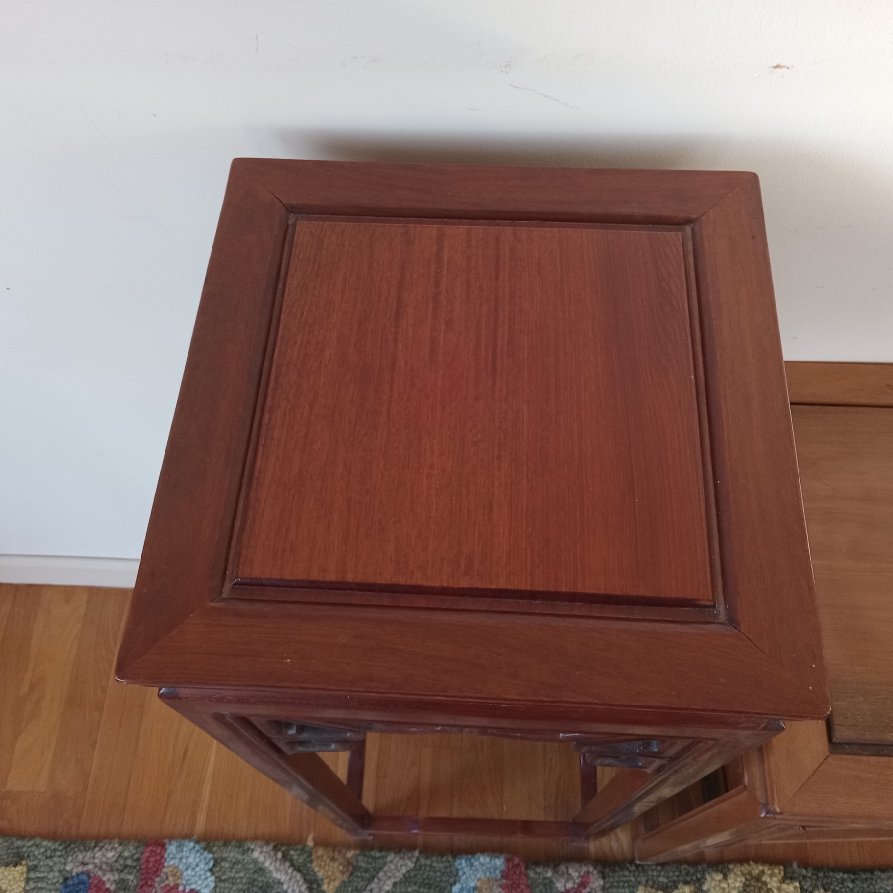 Asian Inspired Plant Stand and Nesting Tables - image 3 of 12