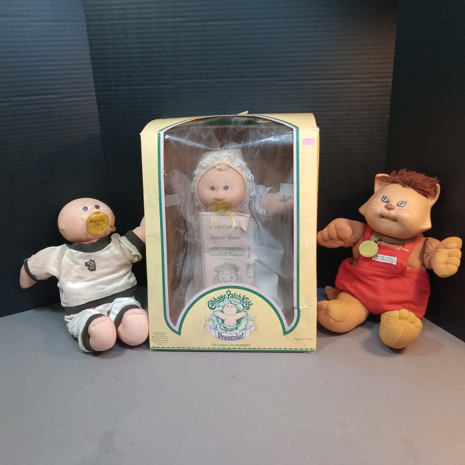 Vintage Cabbage Patch Preemies & Koosas Cat - image 1 of 20