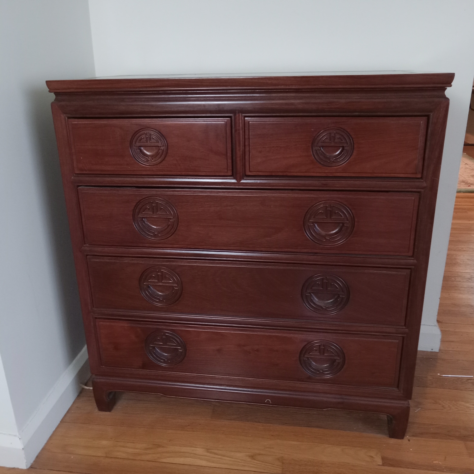 Asian Rosewood Dresser - image 1 of 10