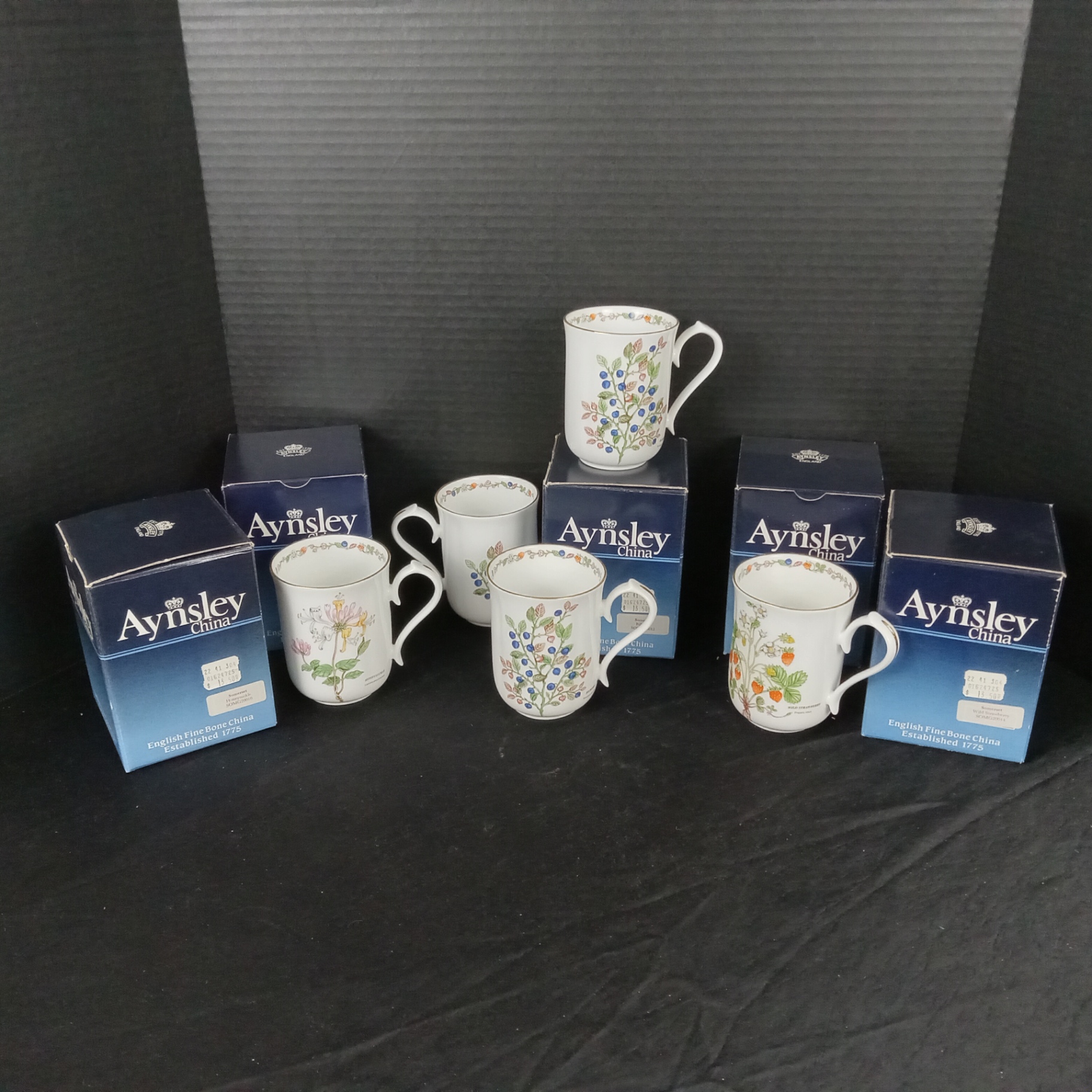 Aynsley China Somerset Coffee Mugs - image 1 of 15
