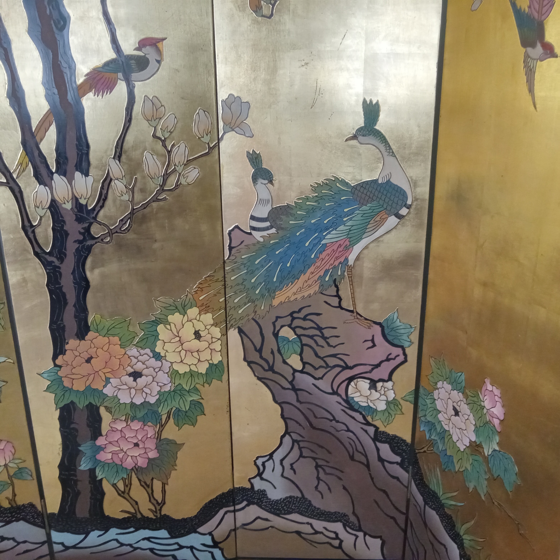 Asian Wood Screen - image 5 of 15