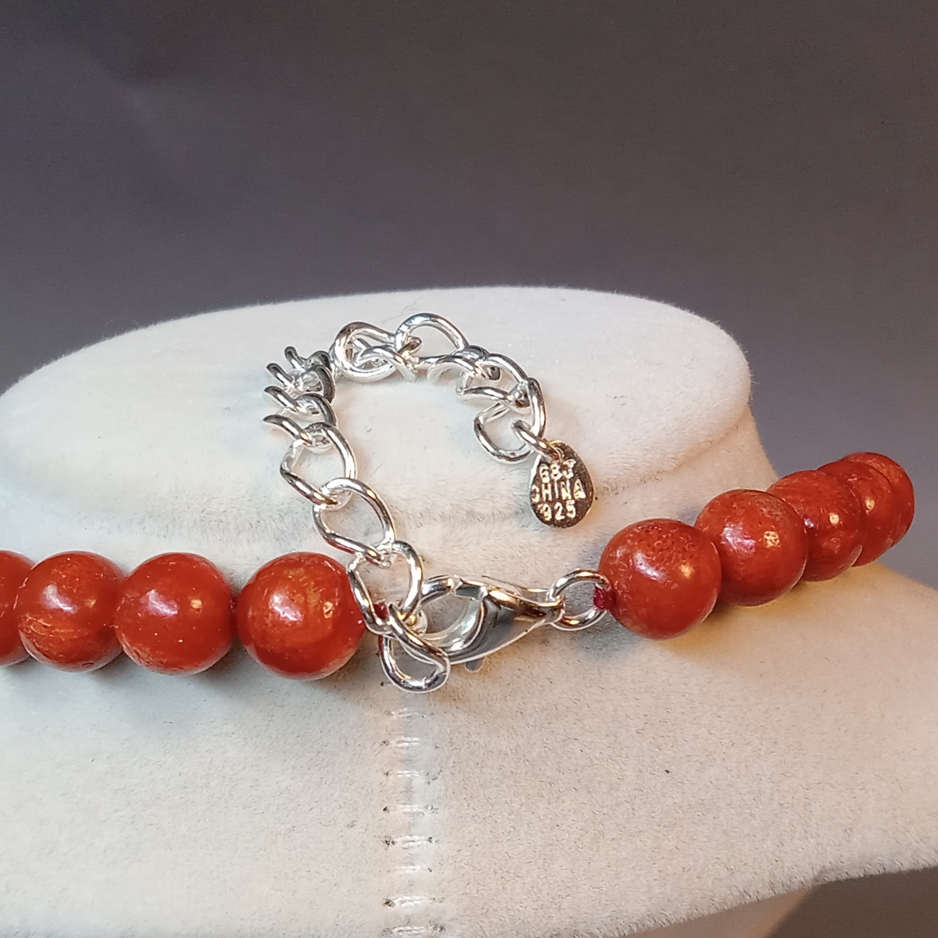 Sterling, Turquoise & Coral Jewelry (STR 12.9dwt) - image 14 of 18