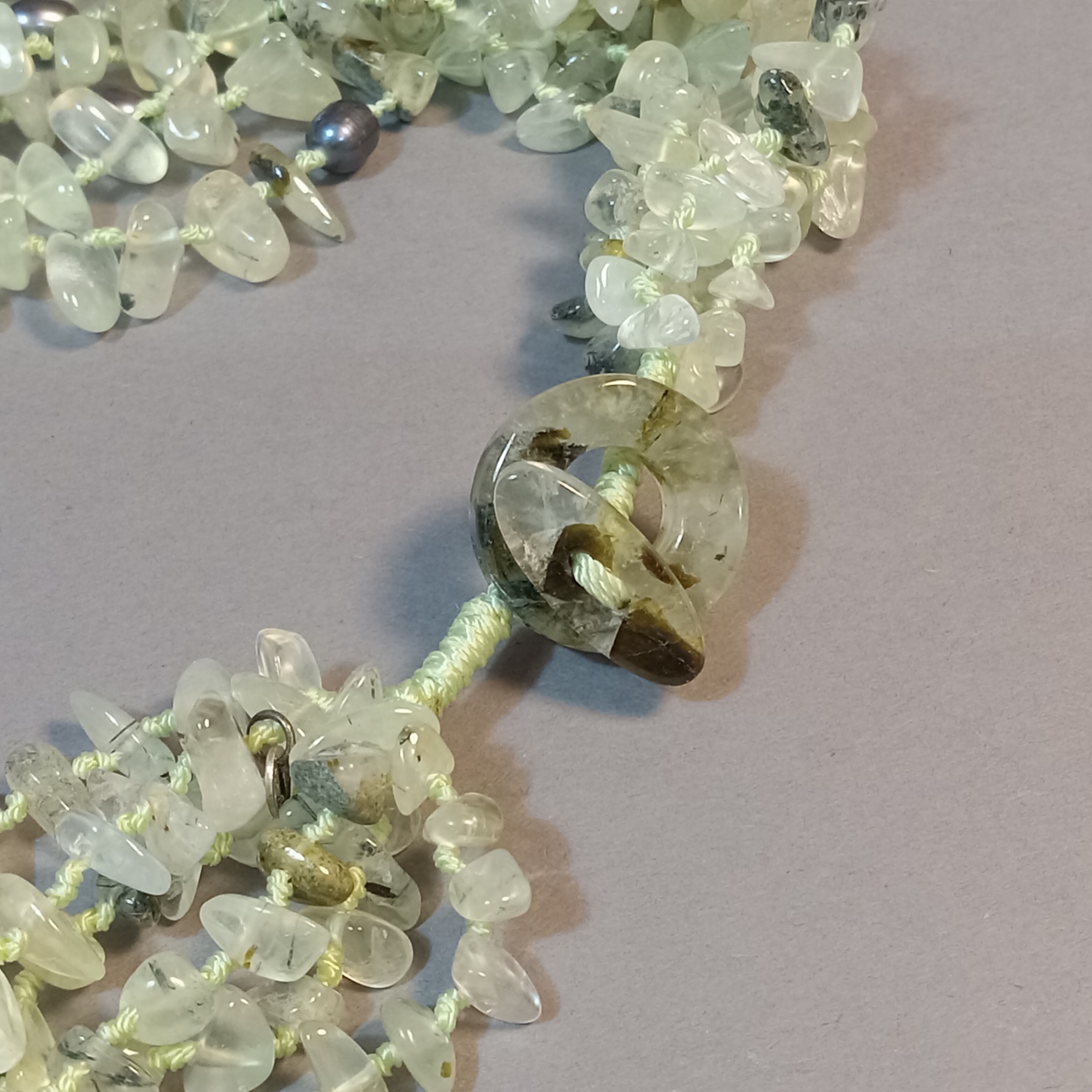 Hand Beaded Floral Jewelry - Greens - image 14 of 17