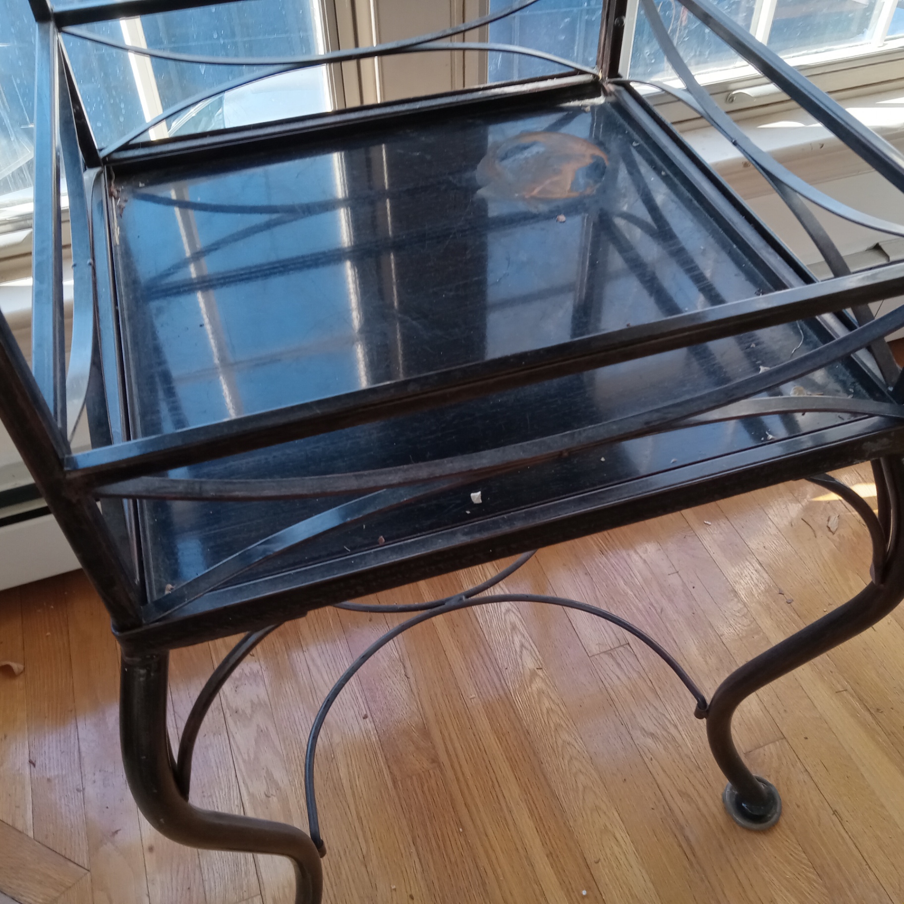 Metal & Glass Plant Etagere / Terrarium - image 6 of 7
