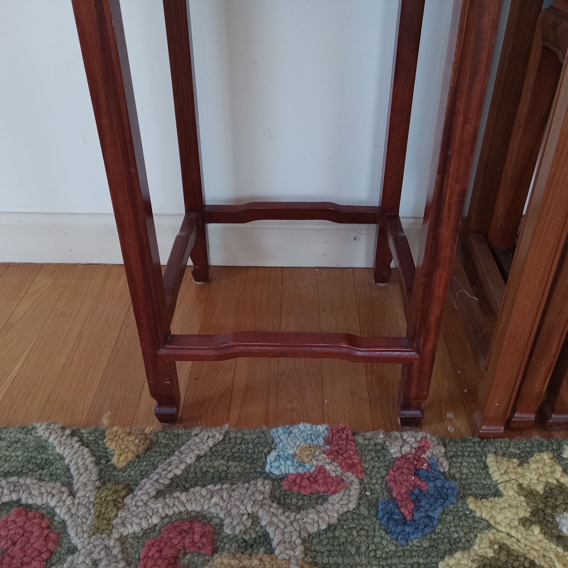 Asian Inspired Plant Stand and Nesting Tables - image 4 of 12