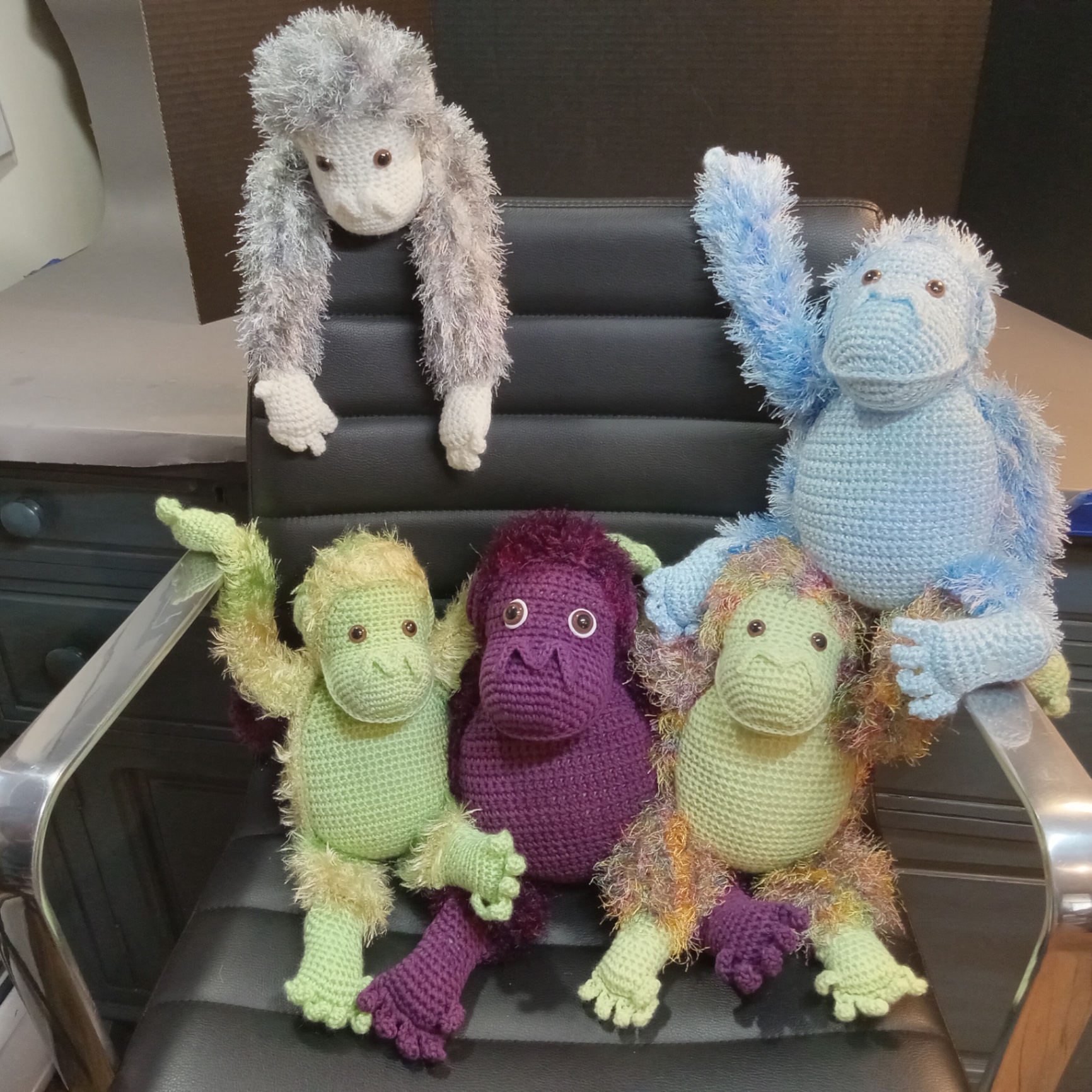 Homemade Yarn Monkees - image 1 of 10