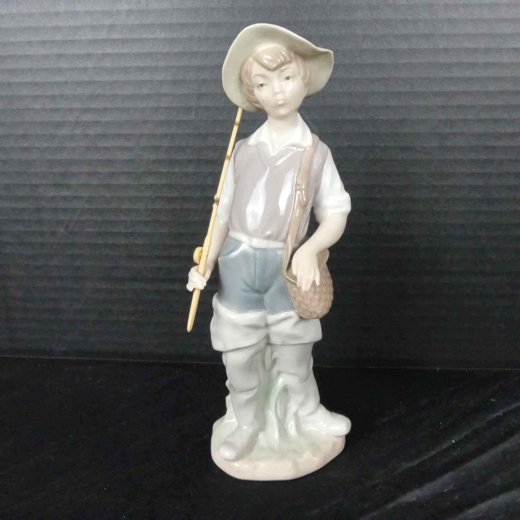 Lladro Boy w/Fishing Pole Figurine - image 1 of 6