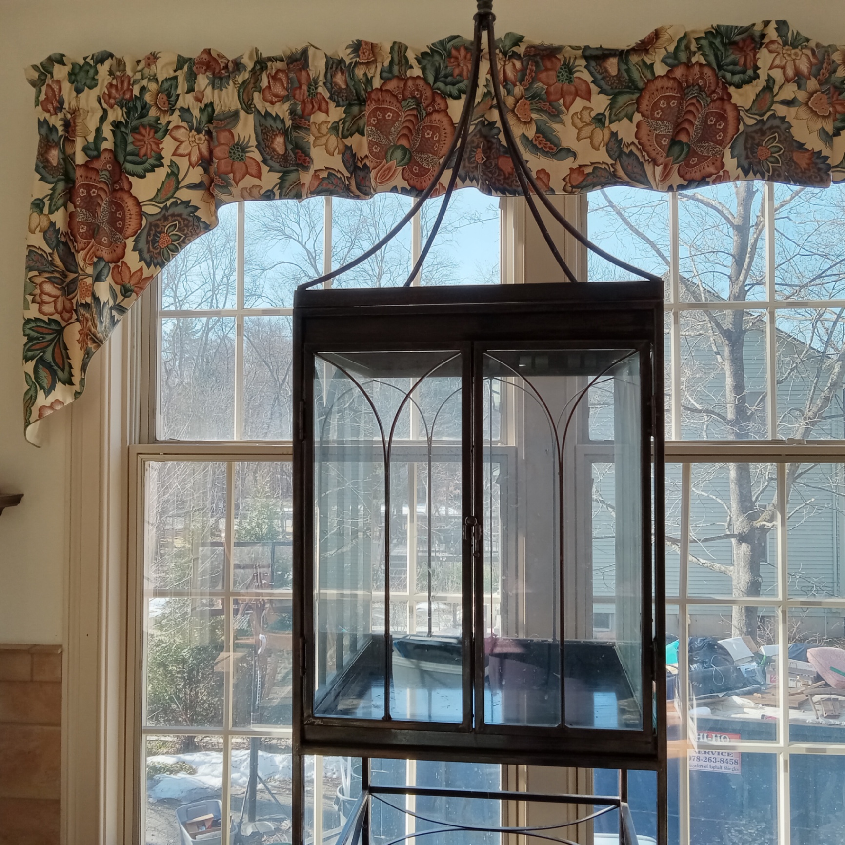 Metal & Glass Plant Etagere / Terrarium - image 2 of 7
